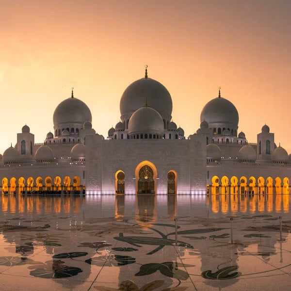 Makkah & Sheikh Zayed Mosque Wall Art Set – 2 Piece